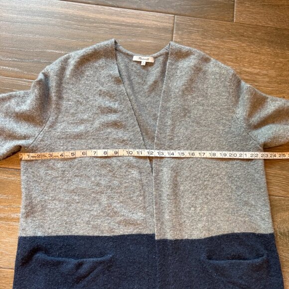 Madewll Ryder Colorblock Cardigan wool/alpaca sweater size medium - Picture 6 of 9
